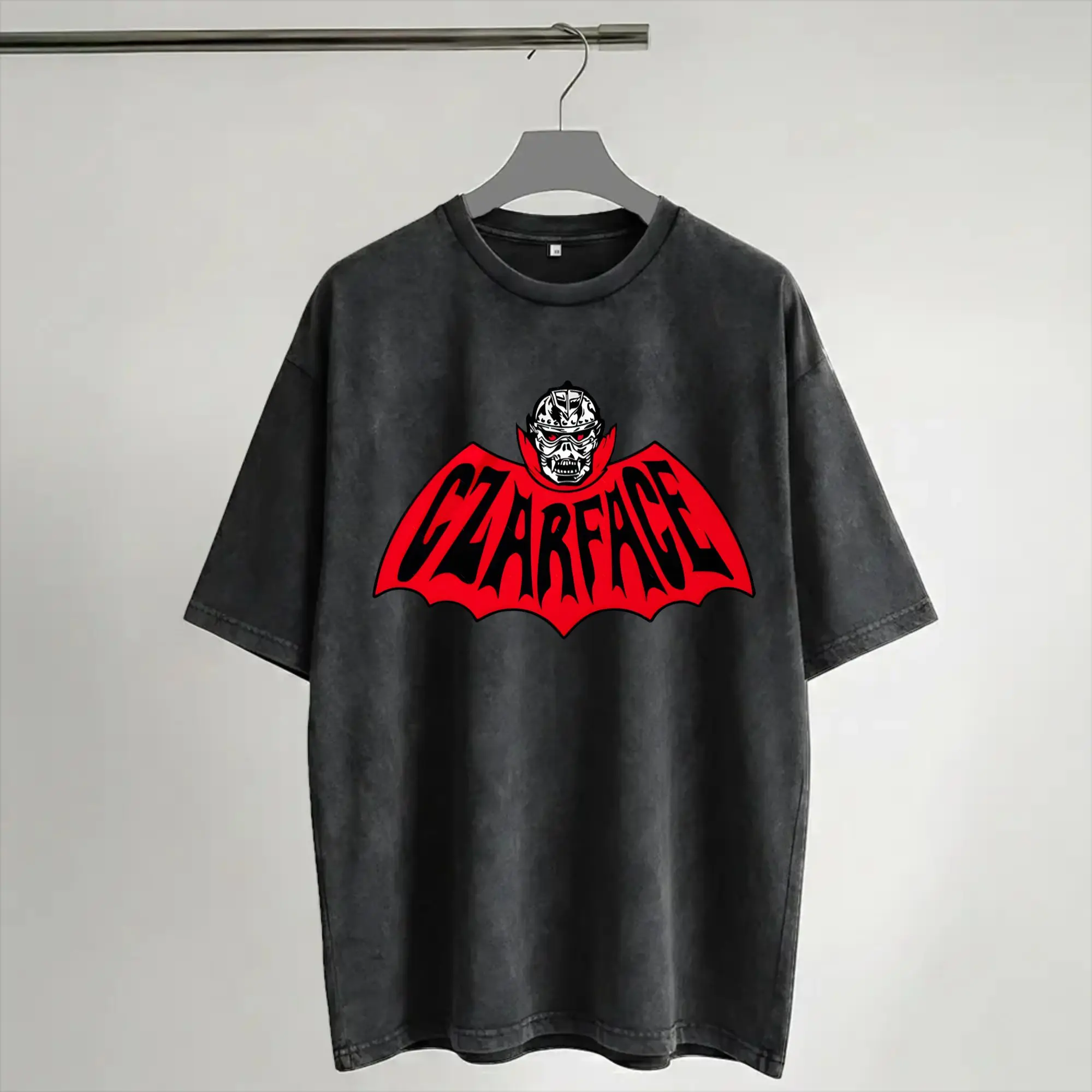 Czarface  T Shirt Hip Hop Washed Cotton Harajuku T-Shirts  Vintage for Men Women Streetwear Printed Tops Tees