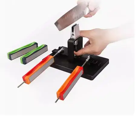 Fixed Angle Sharpener Double-Sided Sharpening Tools Kitchen Grindstone Tool Kits