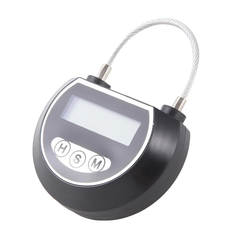 Electronic Time Lock Timer Lock Container Multi Function Time Lock Bin For Toys Black