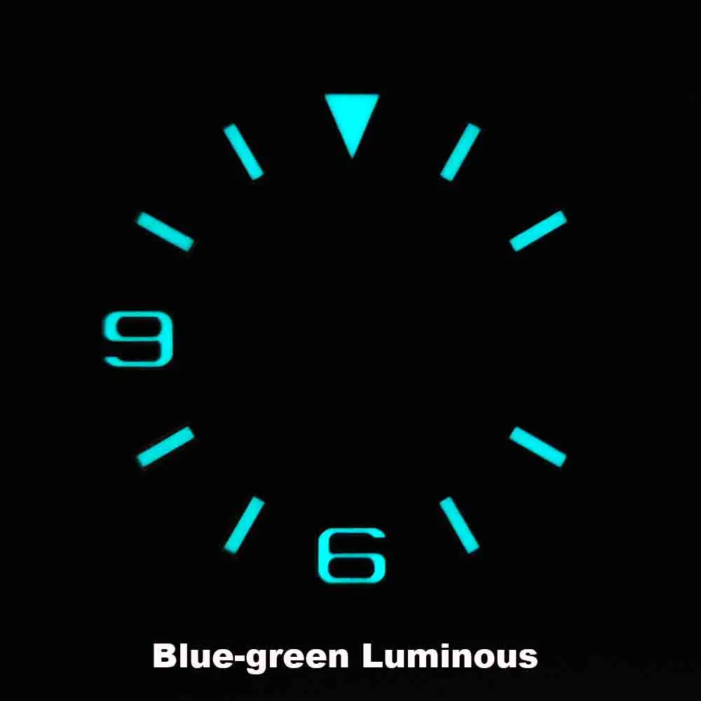 High Quality NH35/NH36 dial Watch dial S dial Blue luminous dial Suitable for NH35 NH36 movement watch accessories Watch repair