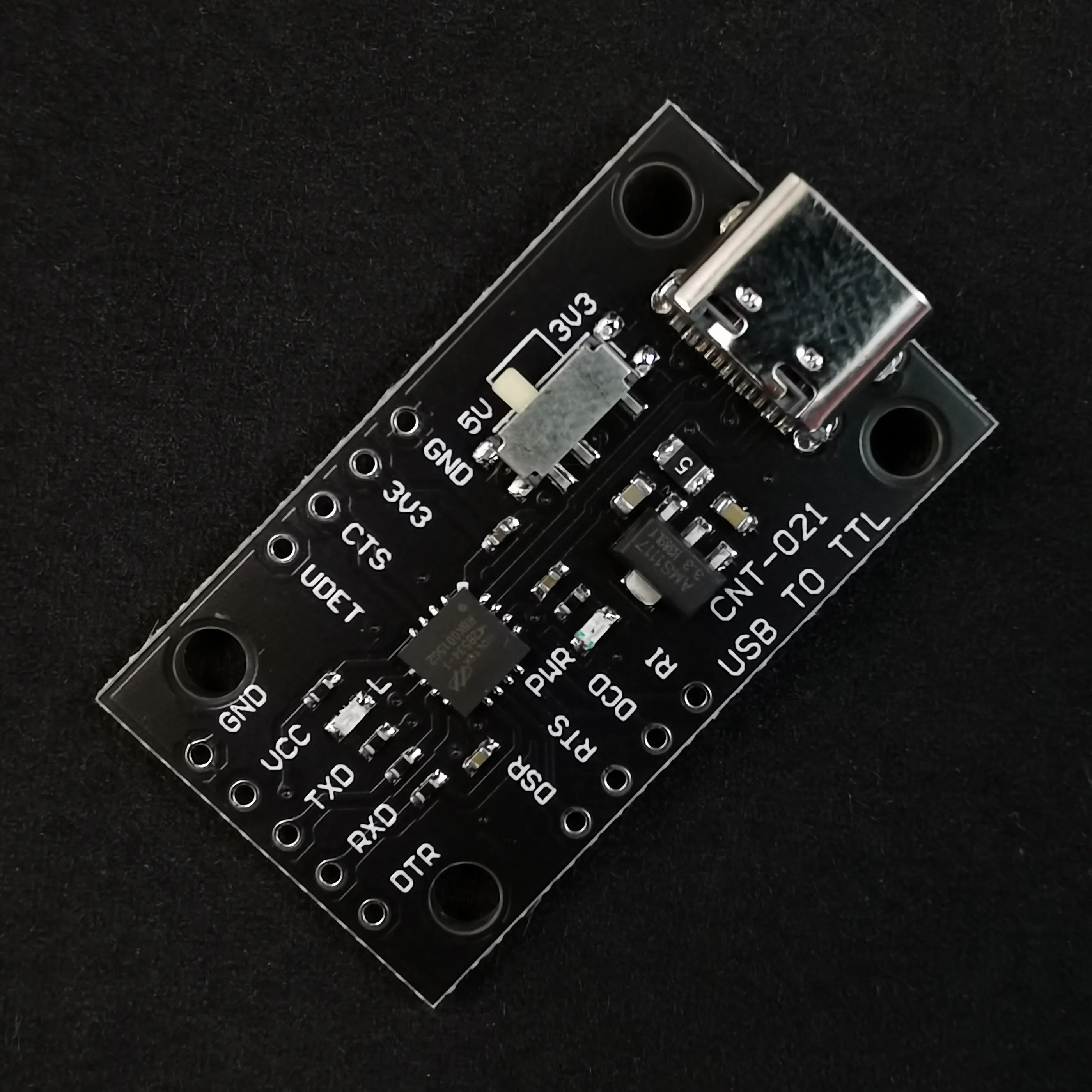 HT42B534-1 USB naar TTL-module Type-C-interface 3,3 V/5 V spanning voor LGT8F328P LQFP32 MiniEVB