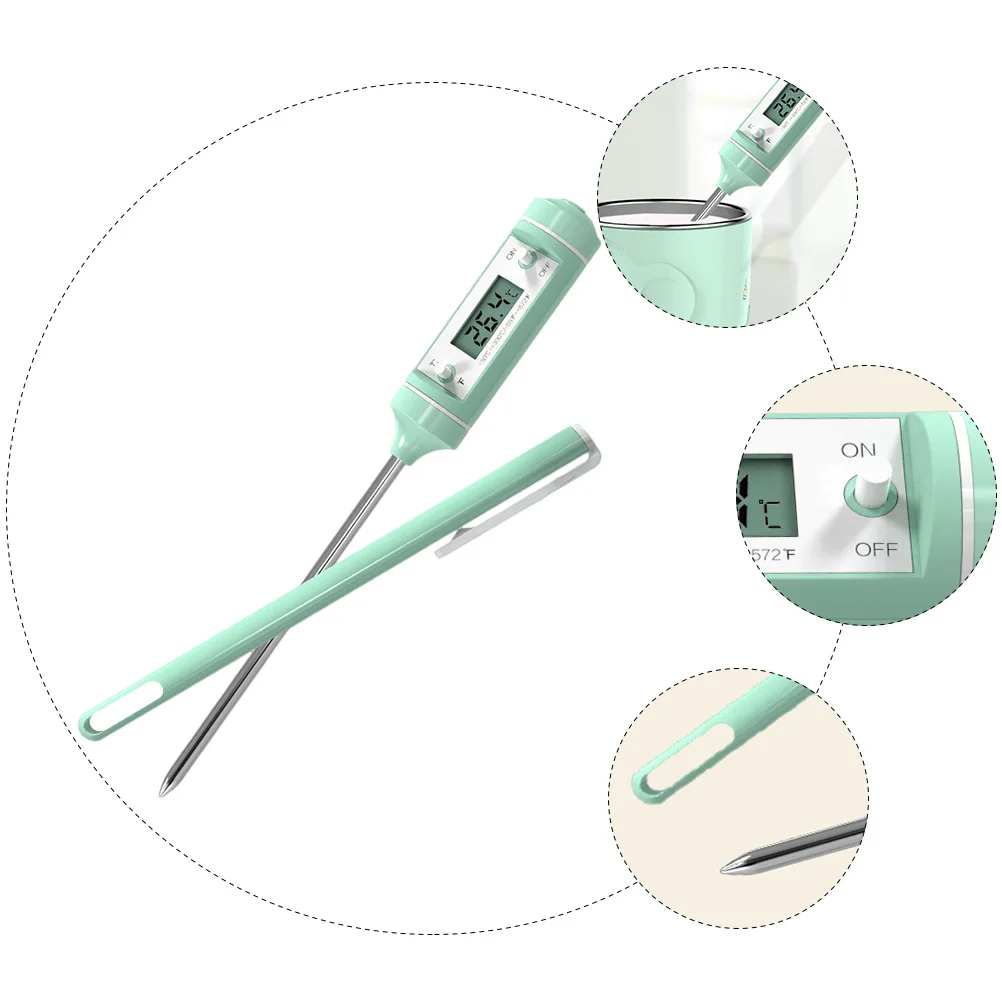 

Multi-Functional Electronic Food Thermometer Kitchen Thermometer for Meat Milk Candy Baking Cooking Measuring Tool