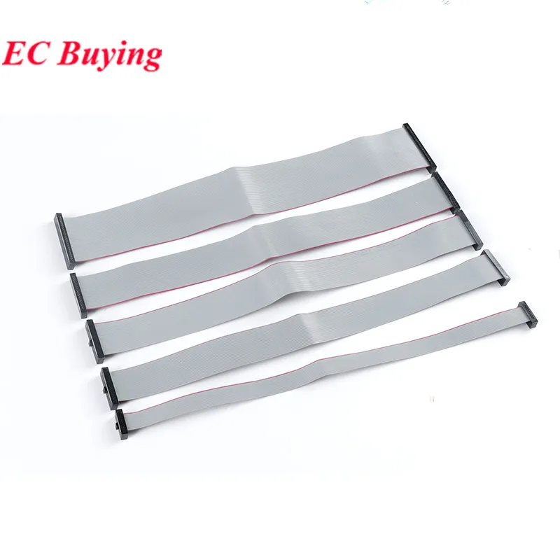 Gray Flat Ribbon Cable 1.27MM 2.0MM 2.54MM Pitch AVR 20cm Data Line Wire FC-6/8/10/12/14/16/20/24/26/30/34/40/50P Pin Connector image 4