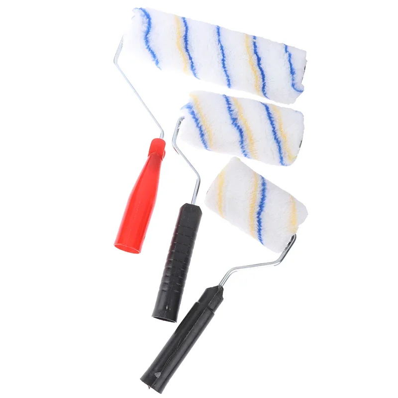 4 /6/9 Roller Brush Paint Roller Short Long Handle Brush Room Wall Painting