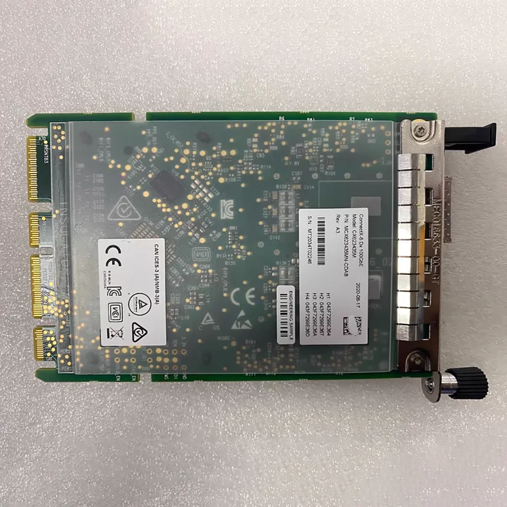 ConnectX-6 Dx OCP3 Single-port 100G QSFP56 Network Card MCX623435MN-CDAB
