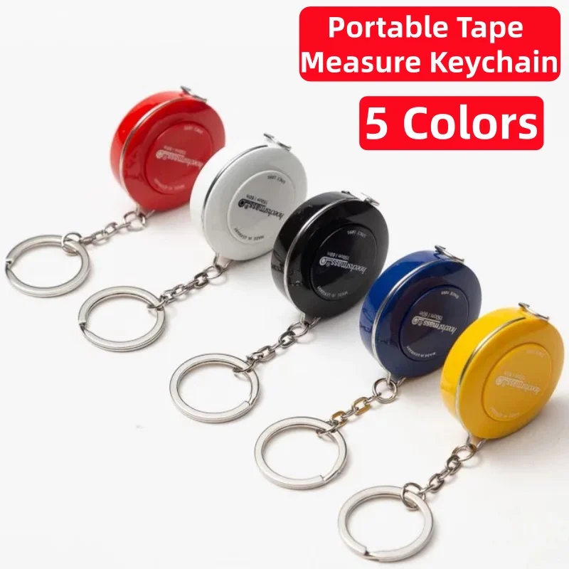

Colorful Measuring Tape for Body Keychain,Tape Measure for Body Sewing Fabric Tailor Cloth Craft Tape Keychain Dual Sided Sewing