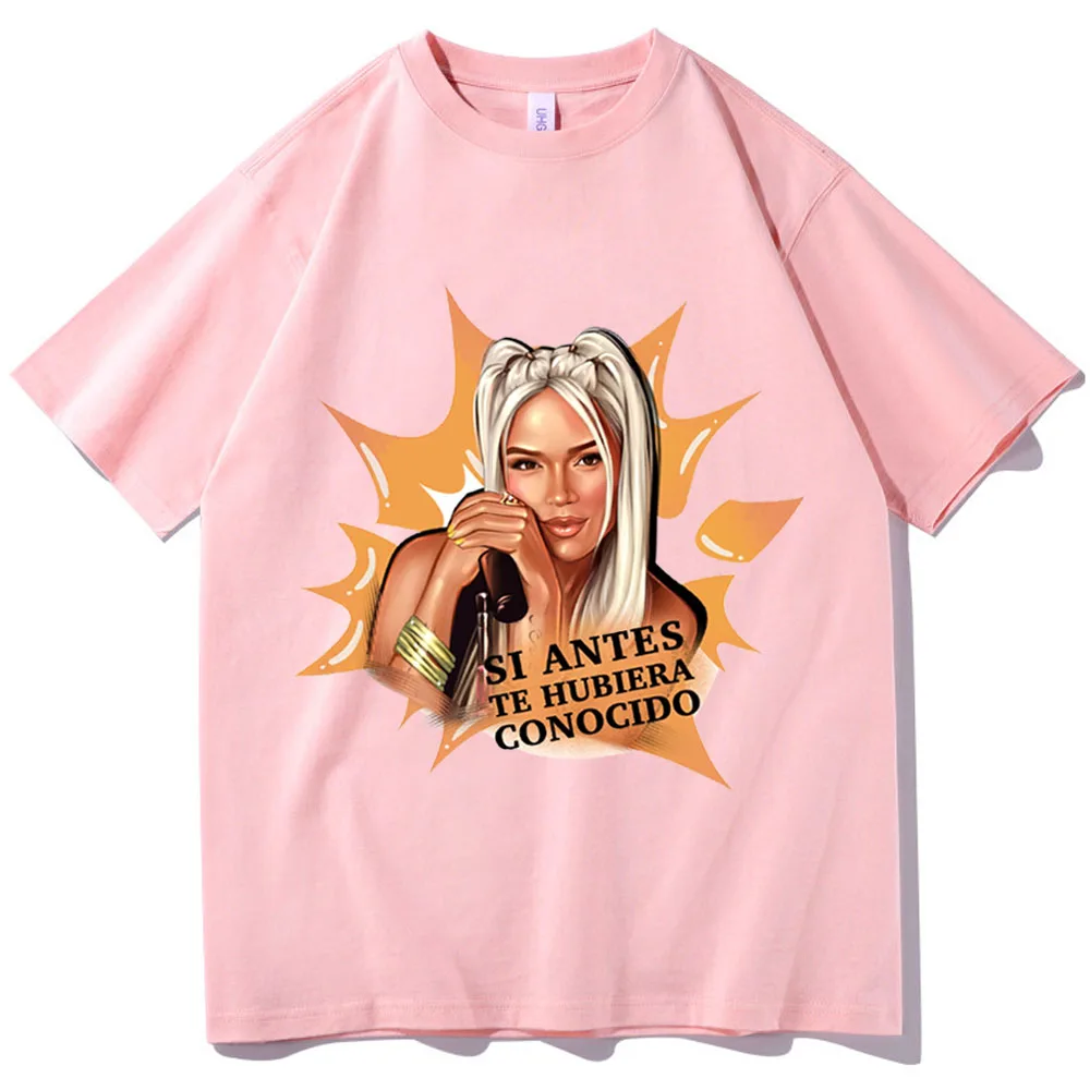 Karol G Si Antes Te Hubiera Conocido T-Shirt Karol G Fan Shirt Unisex Fashion Casual T-Shirts