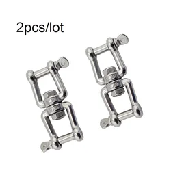 2 Pieces Jaw And Jaw Anchor Swivel 304 Stainless Steel 4mm 5mm 6mm 8mm Stainless Steel Jaw And Jaw Swivel Marine Hardware