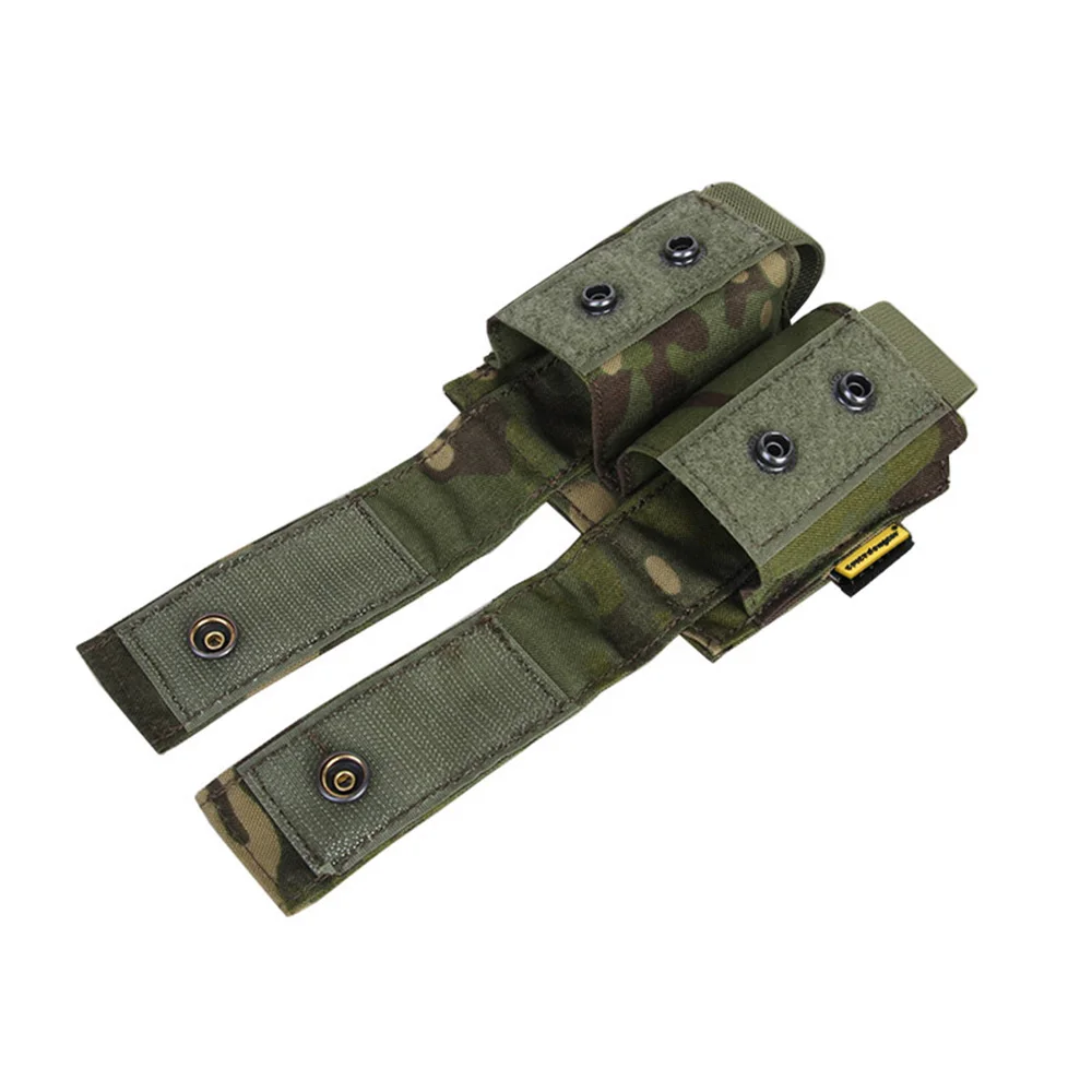 Emersongear Double 40mm Grenade Pouch 9mm MOLLE Magazine Bag Holder Carrier Airsoft Hunting Panel Pocket Nylon