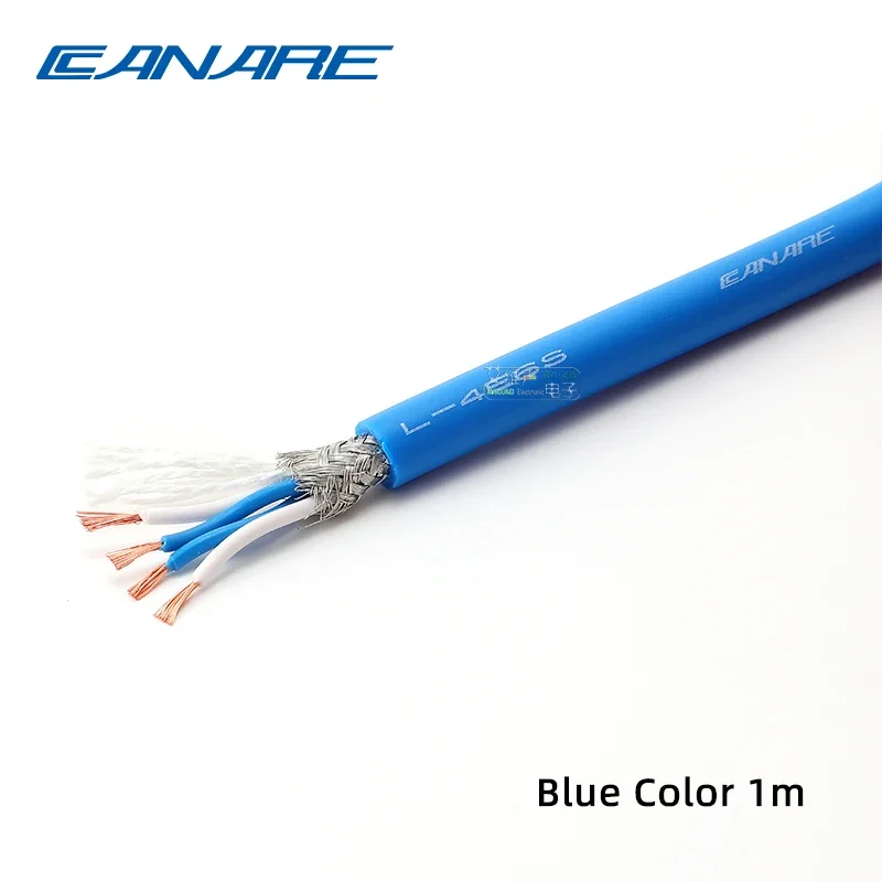

CANARE 4 Core Star Quad Microphone Audio Cables L-4E6S All Line-level Signals Wire O.D 6mm 4*0.2 mm² Braided Shield Coverage