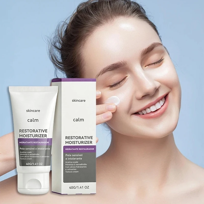 Centella Asiatica Repair Moisturizing Facial Cream, Refreshing Non-Greasy with Long Lasting Hydration, Calm Irritated Skin