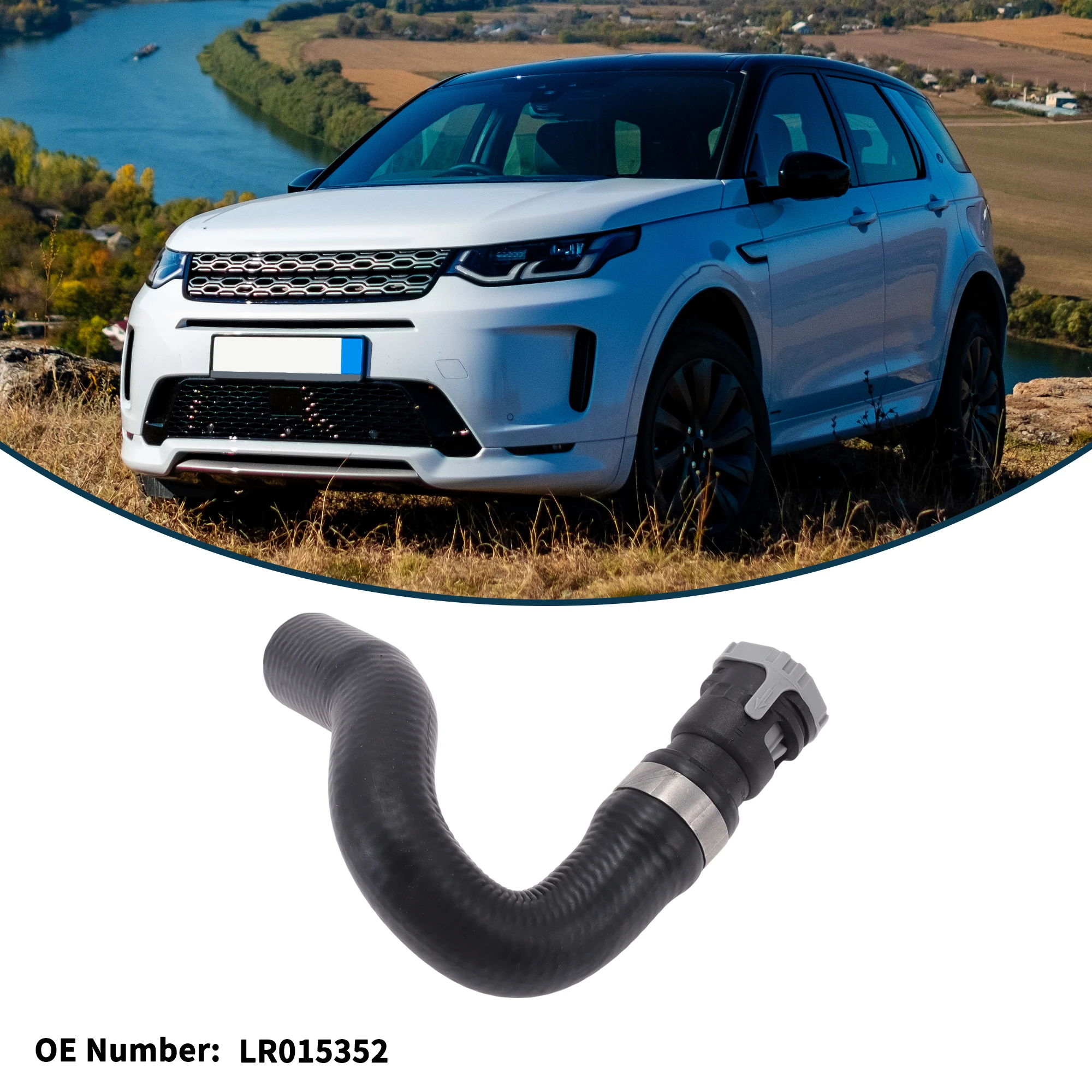 Motoforti Radiator Hose No.LR015352 for Land Rover Discovery Sport F2 Heater Hose