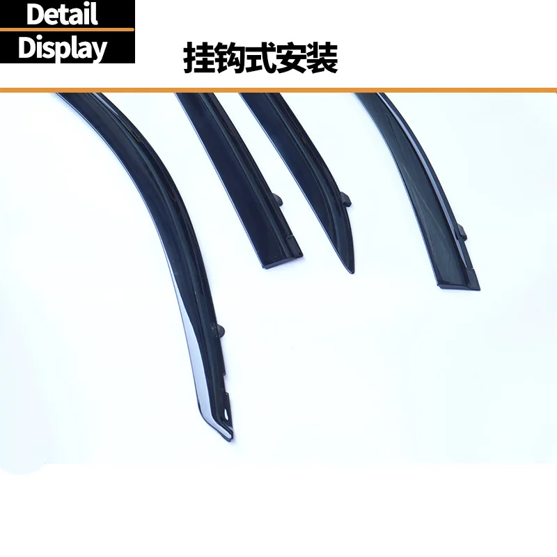 4Pcs PC Window Visors Weathershields For TOYOTA Corolla Axio 2012-2017 Wind Rain Guard Door Visor Vent Shades Ventvisor