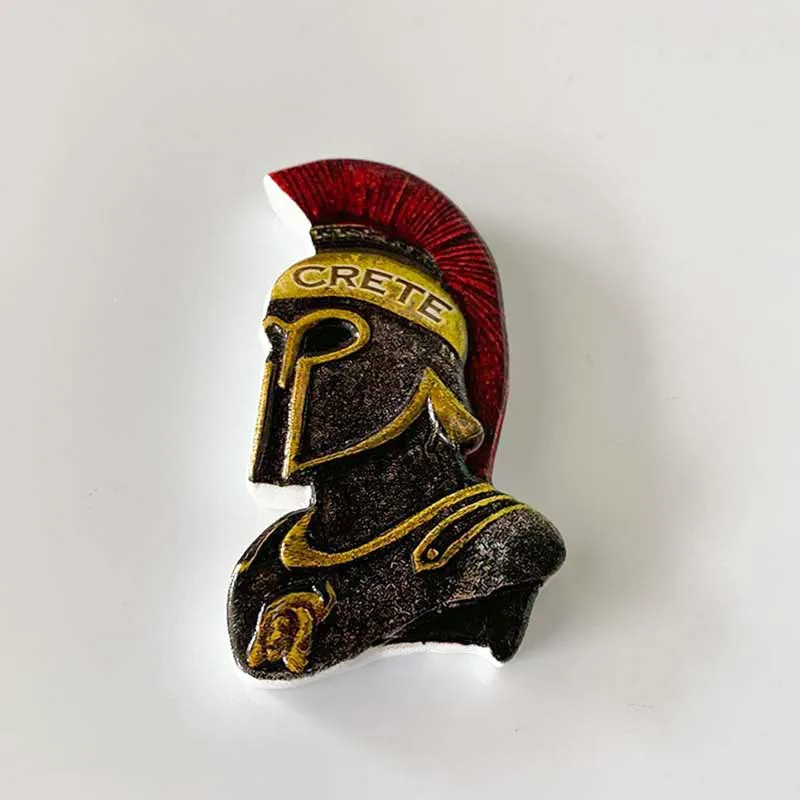 مغناطيس ثلاجة كريتي يوناني تتميز بومة وحمار وأمفوراس وطاحونة هوائية وحافلة ريترو وأدوات ديكور منزلية مثالية وديكورات الغرفة