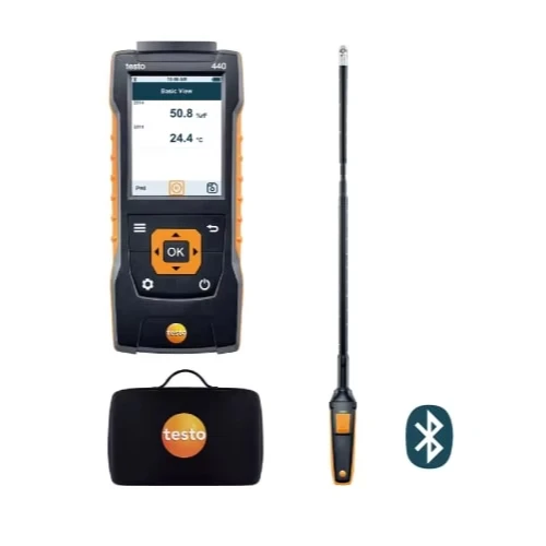 

Famous Brand Testo 440 Bluetooth Temperature Sensors Universal Multi-functional Measurement Set