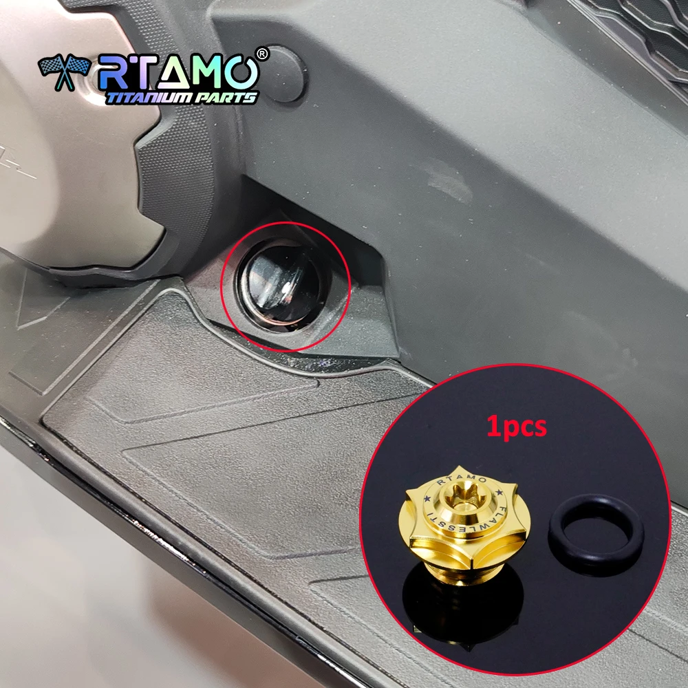 RTAMO Titanium Alloy Bolts Engine Oil Bolt Front Rear Footrest Rear Nissin Caliper Signal Light Screw Fit for Honda X-ADV750