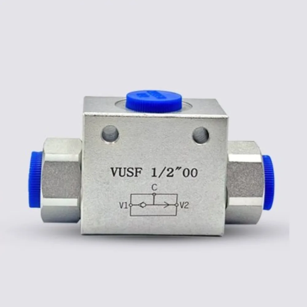 Hydraulic shuttle valve VUSF three-way hydraulically controlled check valve Mechanical drilling rig hydraulic accessories