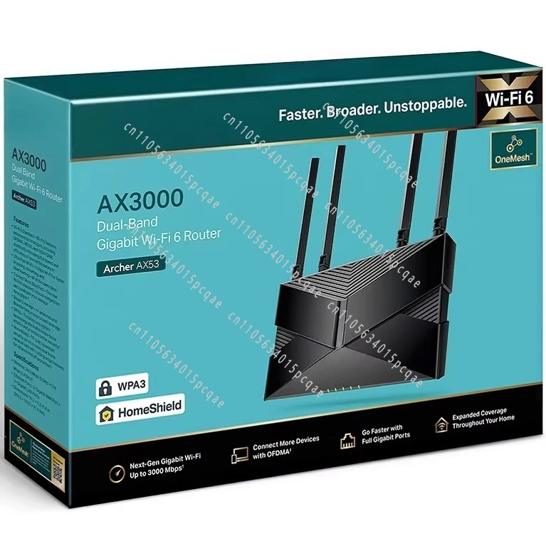 

Беспроводной маршрутизатор Wi-Fi 6 Archer AX53 AX55 Pro, двухдиапазонный, гигабитный, AX3000