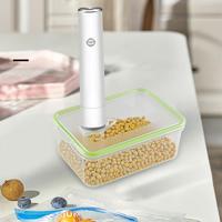 Fast Food Vacuum Sealer Portable Rechargeable Electric Air Pump Vacuum Seal Machine for Food Preservation Compact Size Cordless