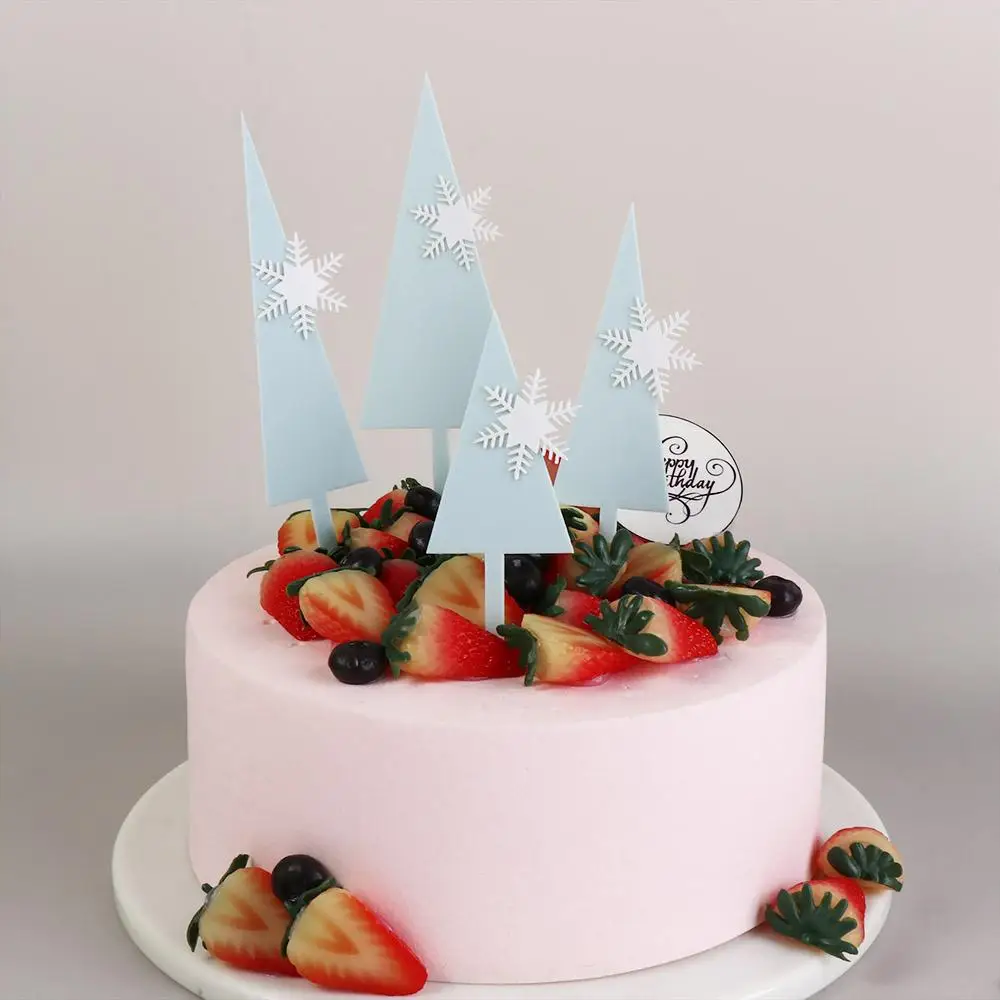 Frozen Acrylic Cake Topper Twinkling Happy Birthday Flags Party Supplies For Girls Baby Shower Birthday Party