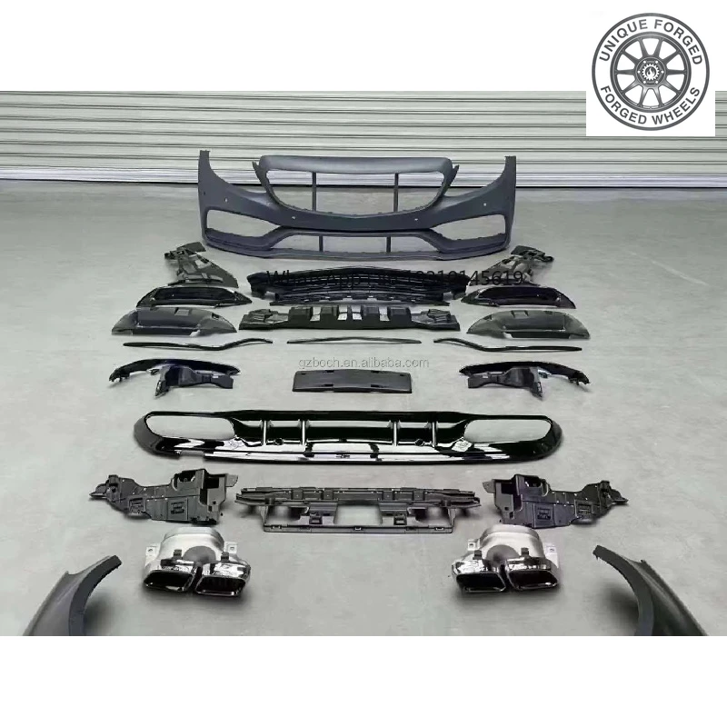 

Kit carrosserie for W205 W205 C205 classe C C180 C200 C260 C300 C250 coupé ligne Normal 2013 + à C63 pare-chocs voiture