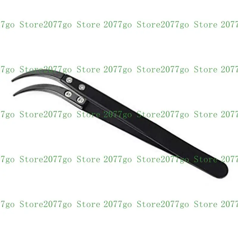 

Y1UD Stainless Steel Ceramic Tweezer Heat Resistant Antimagnetic Straight Tip Tweezer
