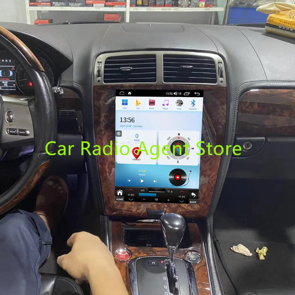 Android 12 CARPLAY 8G128G for Jaguar XK XKR XKR-S 2006-2013 in car multimedia player GPS Radio navigation