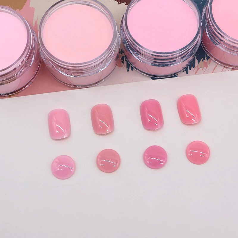 4Jars/set Professional Ombre Nude Pink Acrylic Powder 3IN1Extension/Carving/Dipping Crystal Powder 15g*4pcs Pink Acrylic Powder