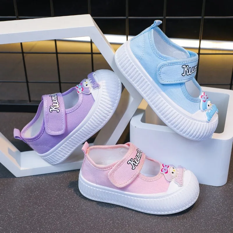 

My Melody Anime Kawaii Sanrio Ins Baby Shoes 2025 Spring Summer New Cute Breathable Canvas Princess Sports Sneakers Gifts