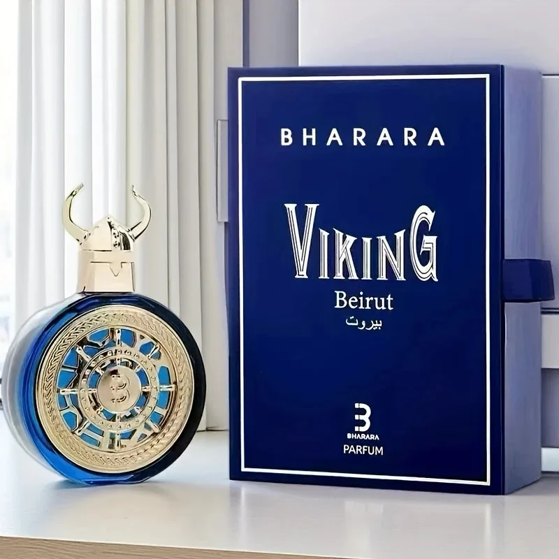 Bharara Viking Beirut EDP 3.4 أونصة - عطر Amber Woody طويل الأمد للجنسين، هدية فاخرة للعطلات، Harara Viking #4