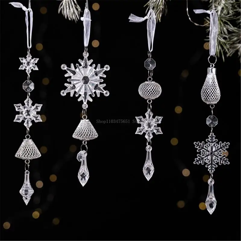  Acrylic Holiday Ornament Durable Christmas Decors For Family Friendly Decoration