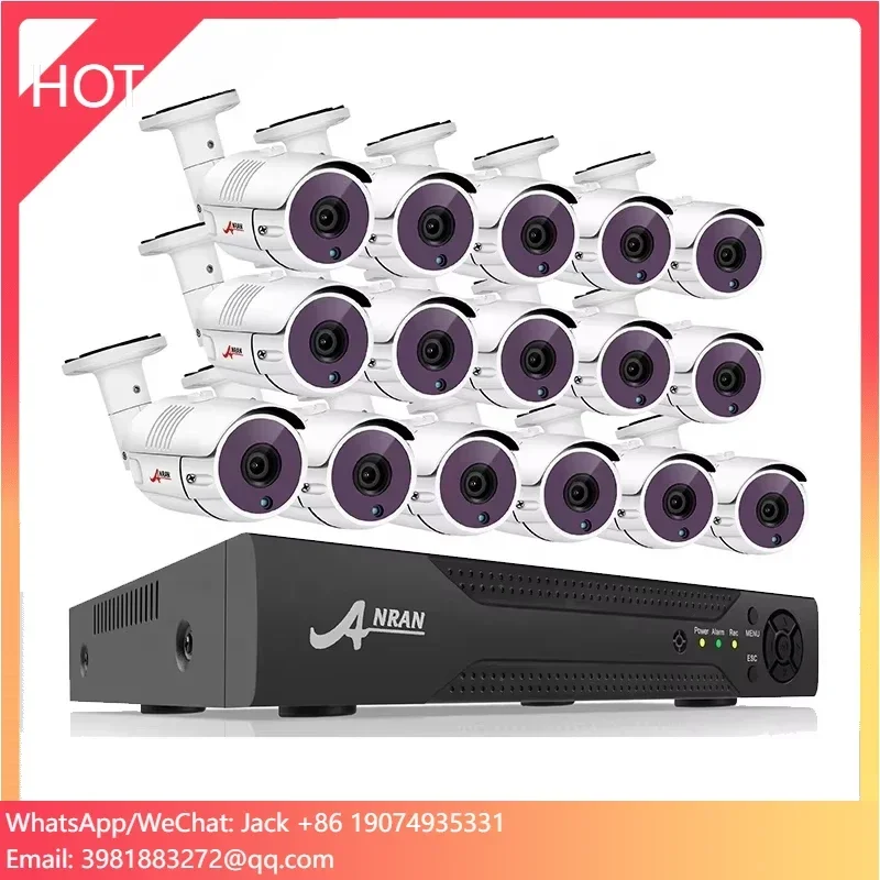 

16CH CCTV Security Camera Systems 1080P 2MP hd Cctv Outdoor Waterproof Bullet Analog AHD Camera