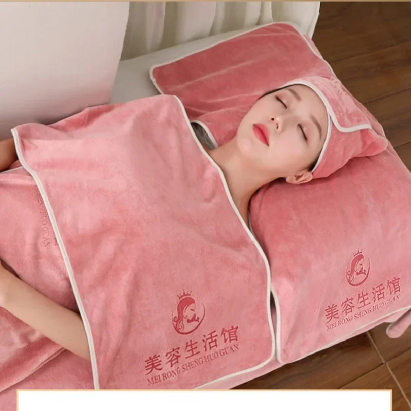 

Набор из 5 полотенец из микрофибры для салона красоты, повязка на голову + сундук + покрывало + банная юбка + наборы полотенец-подушек