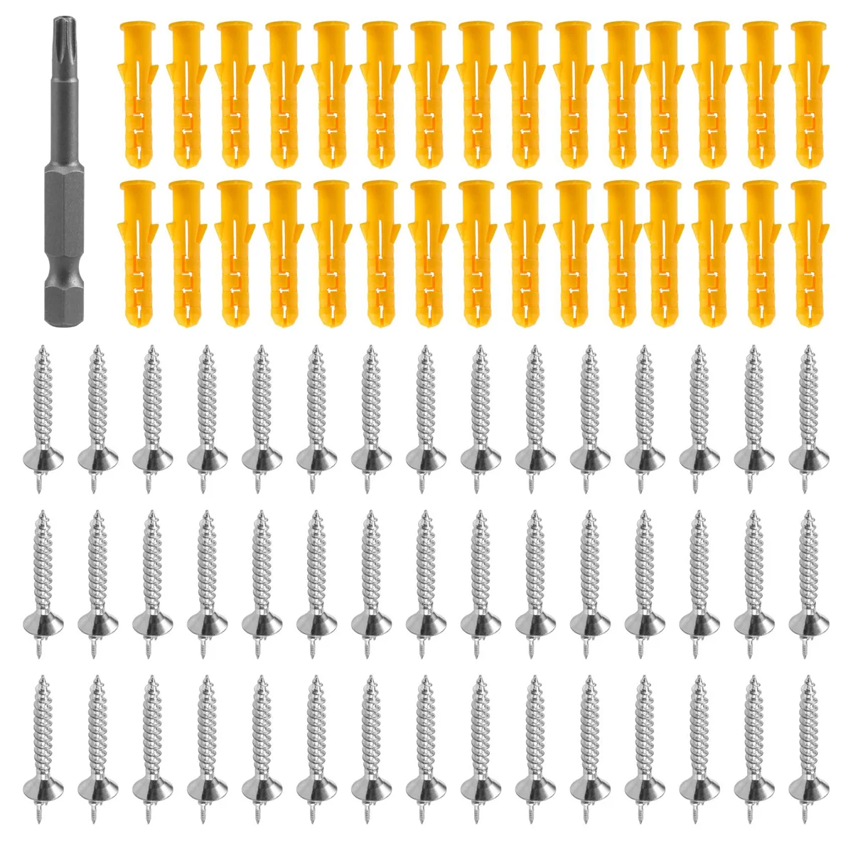 AT77 50PCS Seamless Nails Double-Headed Screw Solid Wood Baseboard Seamless Nails Foot Line Special Nails Security Screws