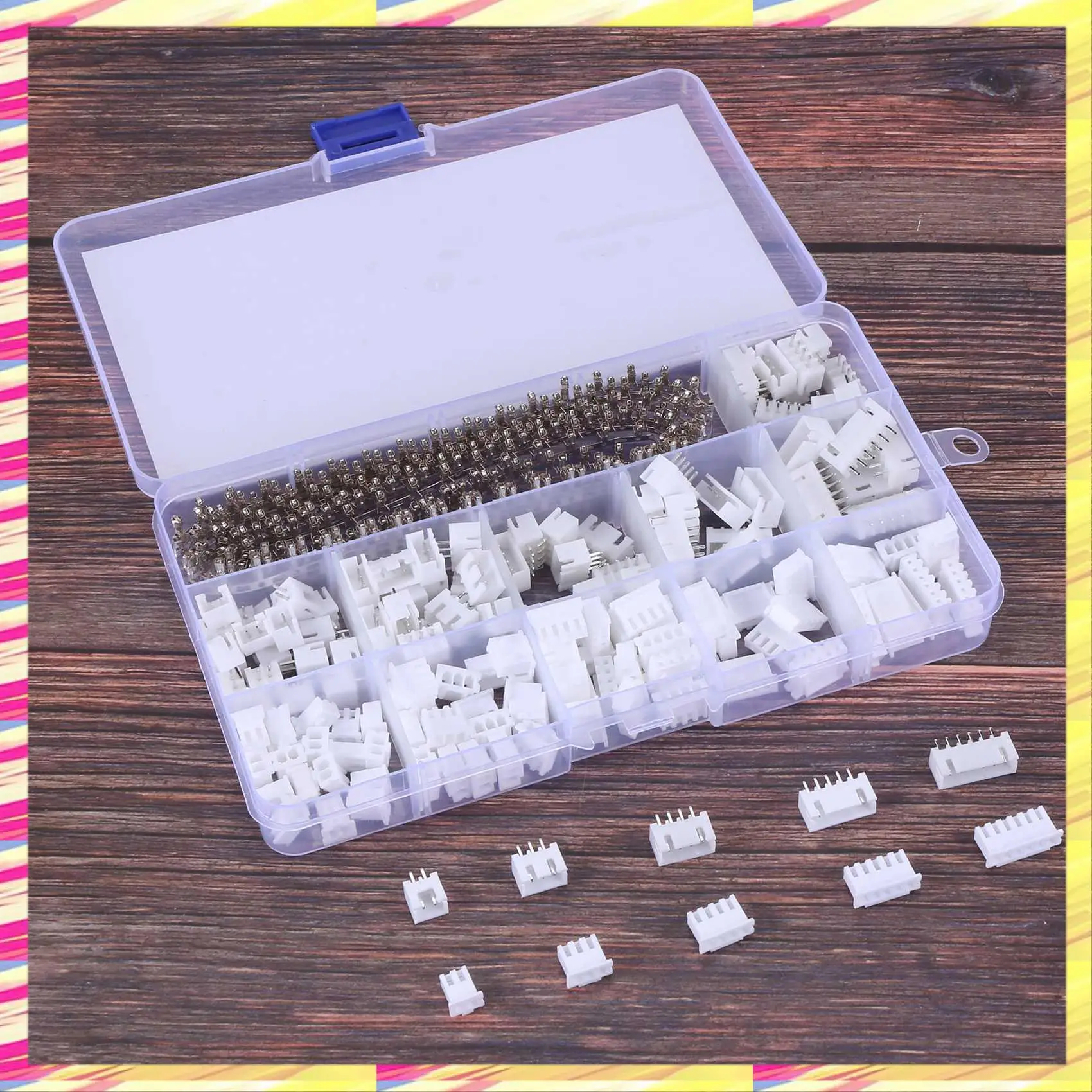 

ABJJ 460Pcs 2.54Mm JST-XH Connector Kit With 2.54Mm Female Pin Header And 2/3/4/5/6 Pin Housing Connector Adapter Plug