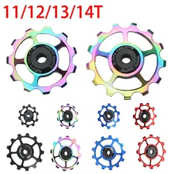 11T 12T 13T 14T Rear Derailleur Pulley Jockey Wheel Ceramic Bearing MTB Road Bike Rear Shifter Switch Rollers Guide Wheel