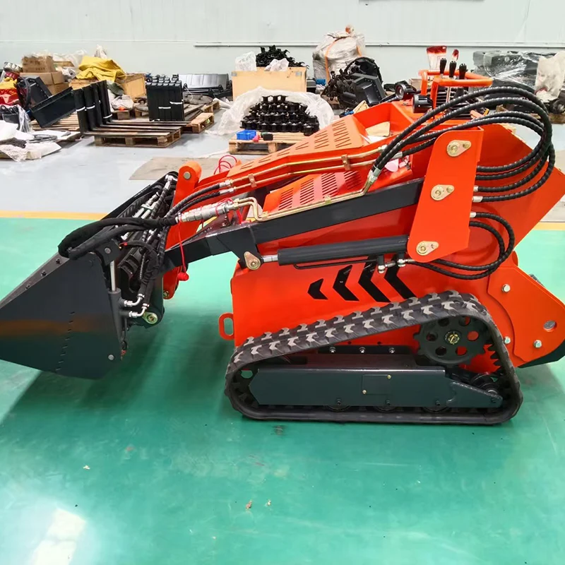 USA Spot Skid Steer Loader EPA Engine Mini Track Loader متوفر في الأوراق المالية في أمريكا مع المرفقات