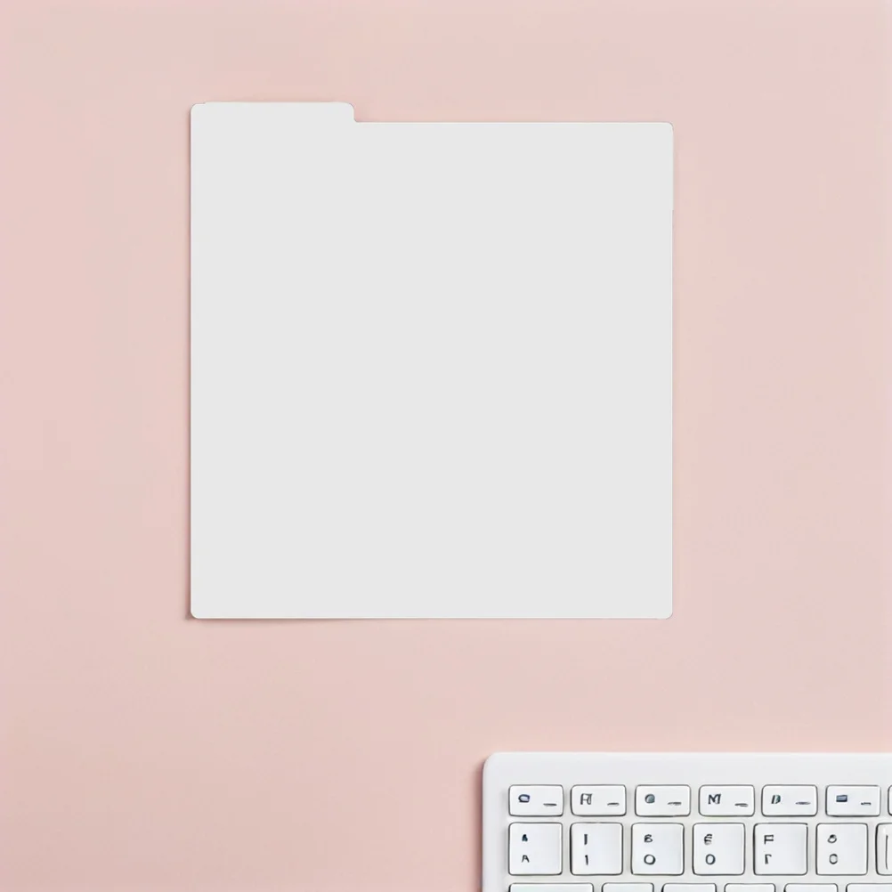 

Record Dividers 6pcs White Bookend Separators for Trading Cards Books Files Ideal for Home Office Library Organization Solution