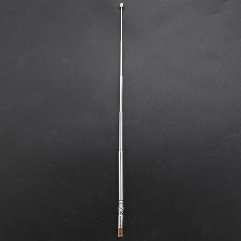 RISE-2X เสาอากาศแบบยืดหดได้5ส่วนขนาด25.4ซม. 10นิ้วสำหรับโทรทัศน์วิทยุ