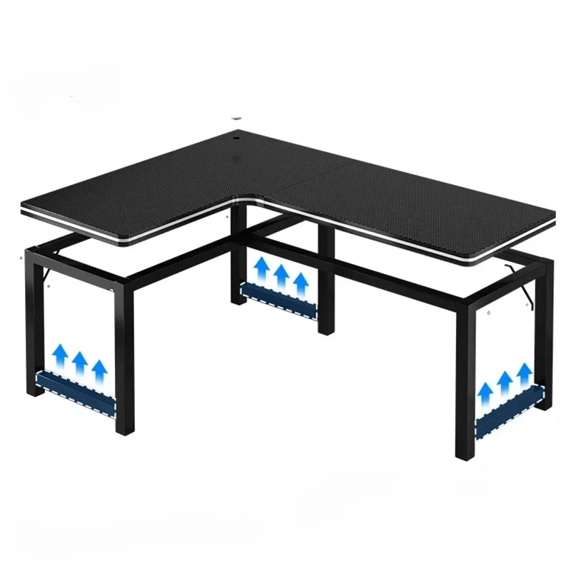 European Corner Computer Desks Home Desktop E-sports Table Double Desk Modern Bedroom Desk Workbench Internet Cafe Gaming Desk