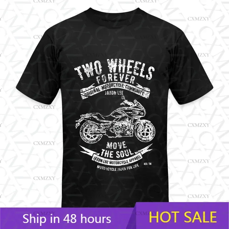 

2025 Men Hondas CTX700 Motorbike Fan T-shirt Casual T Shirt Graphic Summer Short Sleeves 100% Cotton S-3XL