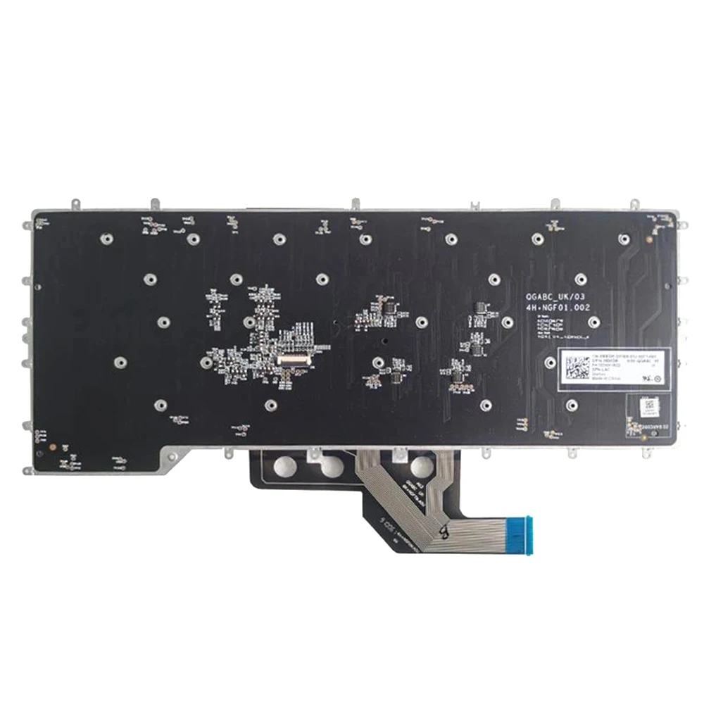 English US Laptop Keyboard For Alienware M15 R2 / M15 R3 / M15 R4 03CN77 3CN77 NSK-QGBBC 0080CF 080CF NSK-QGABC 01 With Backlit