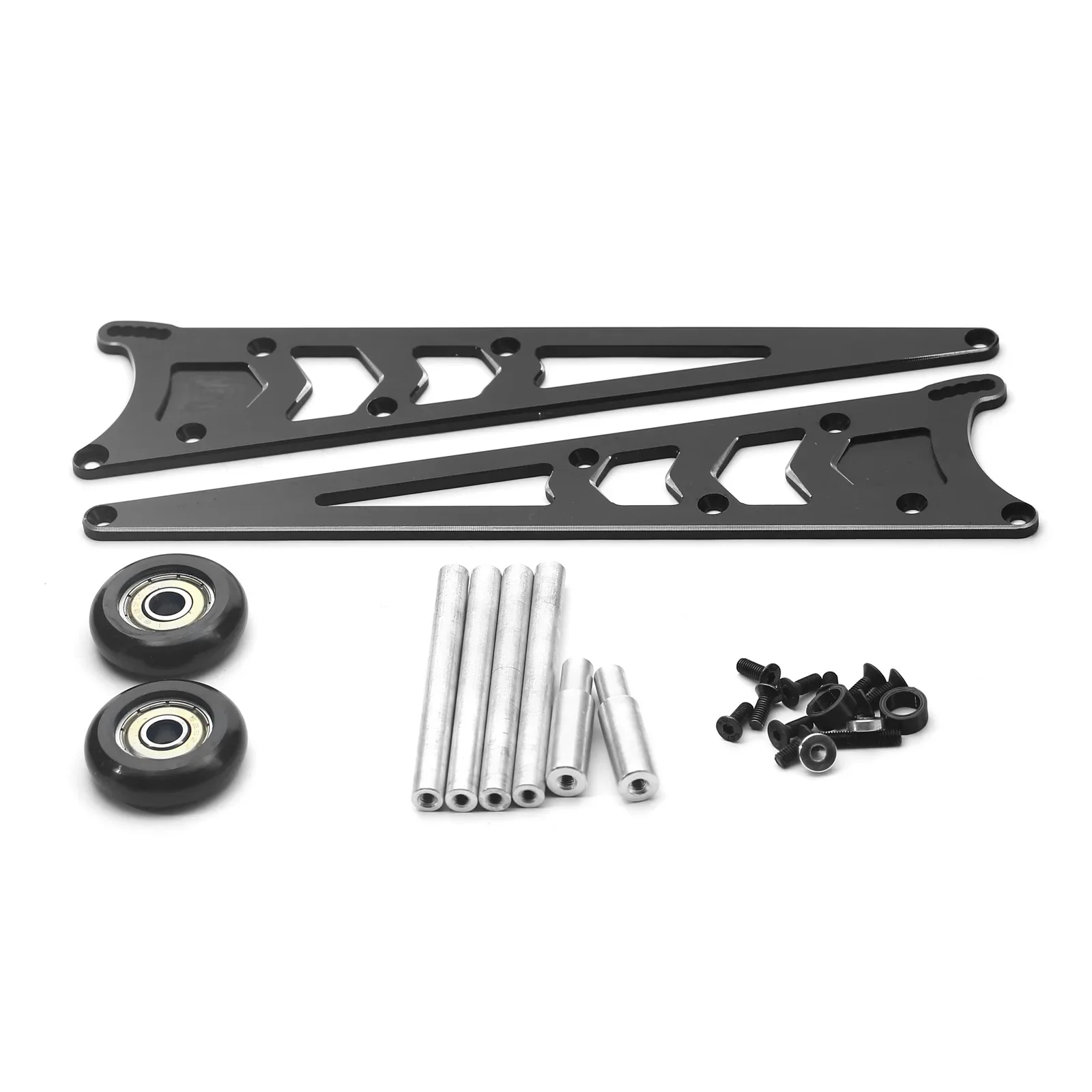 Kit barra con ruote in alluminio per auto Traxxas Slash/Rustler/Bandit 2WD 1/10 RC |   Aggiornamento leggero e durevole |   Installazione semplice