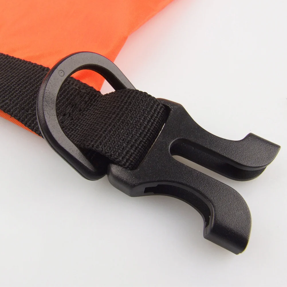 15L كيس ضغط حقيبة مضادة للماء لزورق كاياك تجمع برتقالي عالي الأداء نسيج التماس مختومة لفة إغلاق الرطوبة