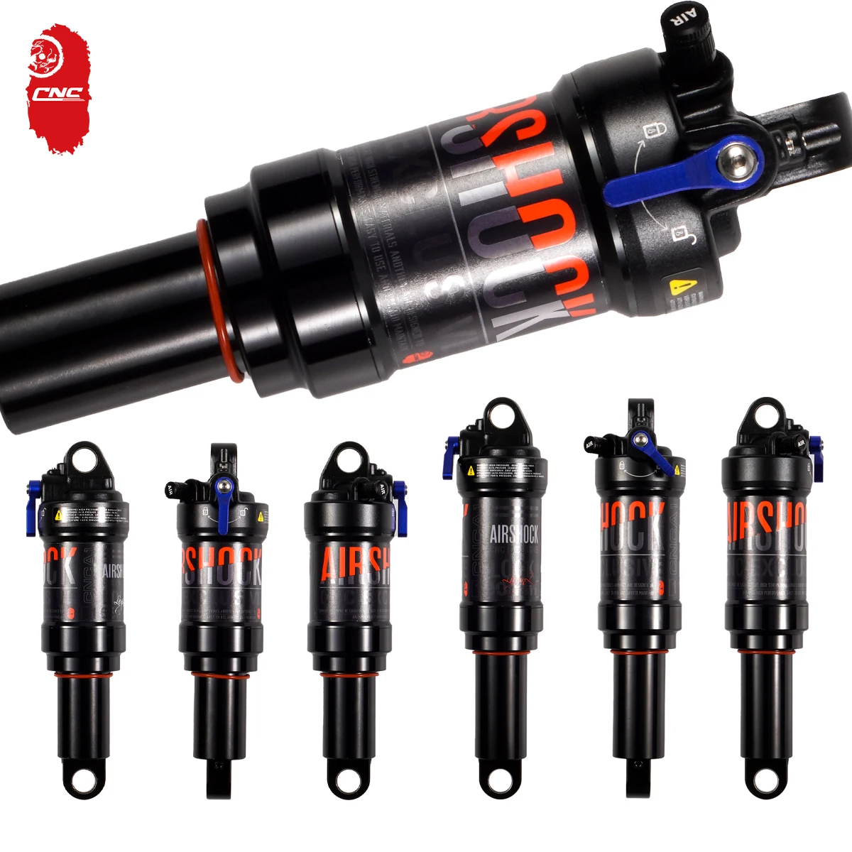 

CNC Bicycle Air Rear Absorber Mountain Bike Shock Absorber 165 190mm