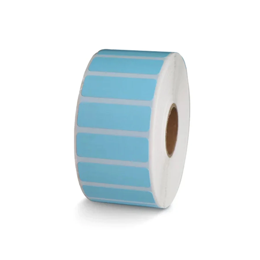 High Quality  Color Label 1.5 x 0.5 inch 38mm X13mm 2350 labels per roll Compatible with Zebra, TSC,rollo  Label Printersolor