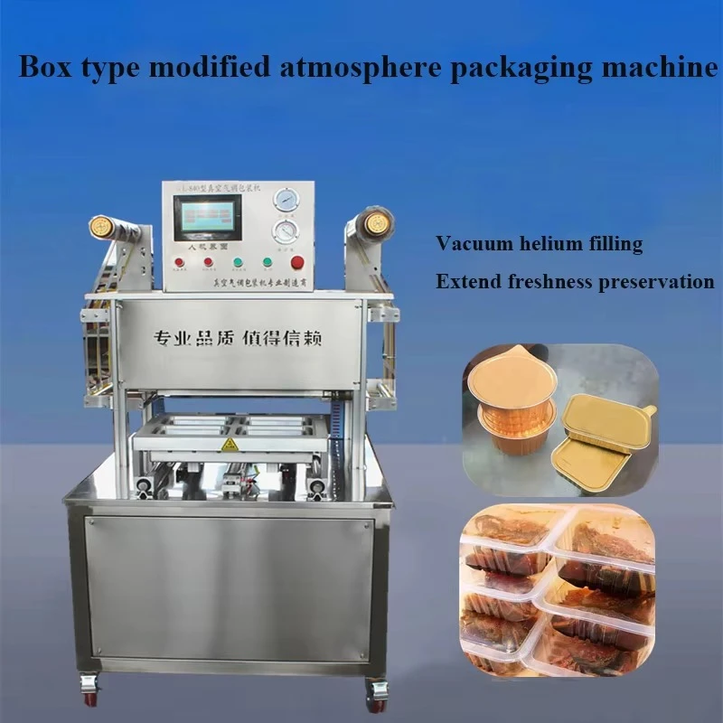 FL Automatic Modified Atmosphere Packing Sealer, Vacuum Unit for Fresh Beef Storage, Commercial Food Saver with Film Roll