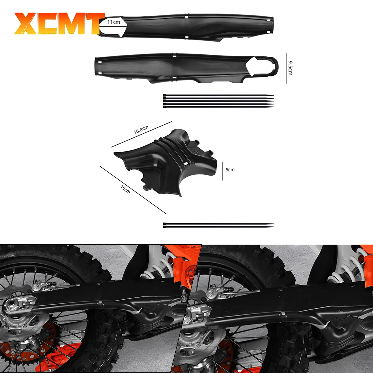 

NEW 2024 Motorcycle Swingarm Swing Arm Protector Cover For KTM EXC 250 300 EXC-F XC-W XCW-F 150 350 450 Enduro Dirt Pit Bike