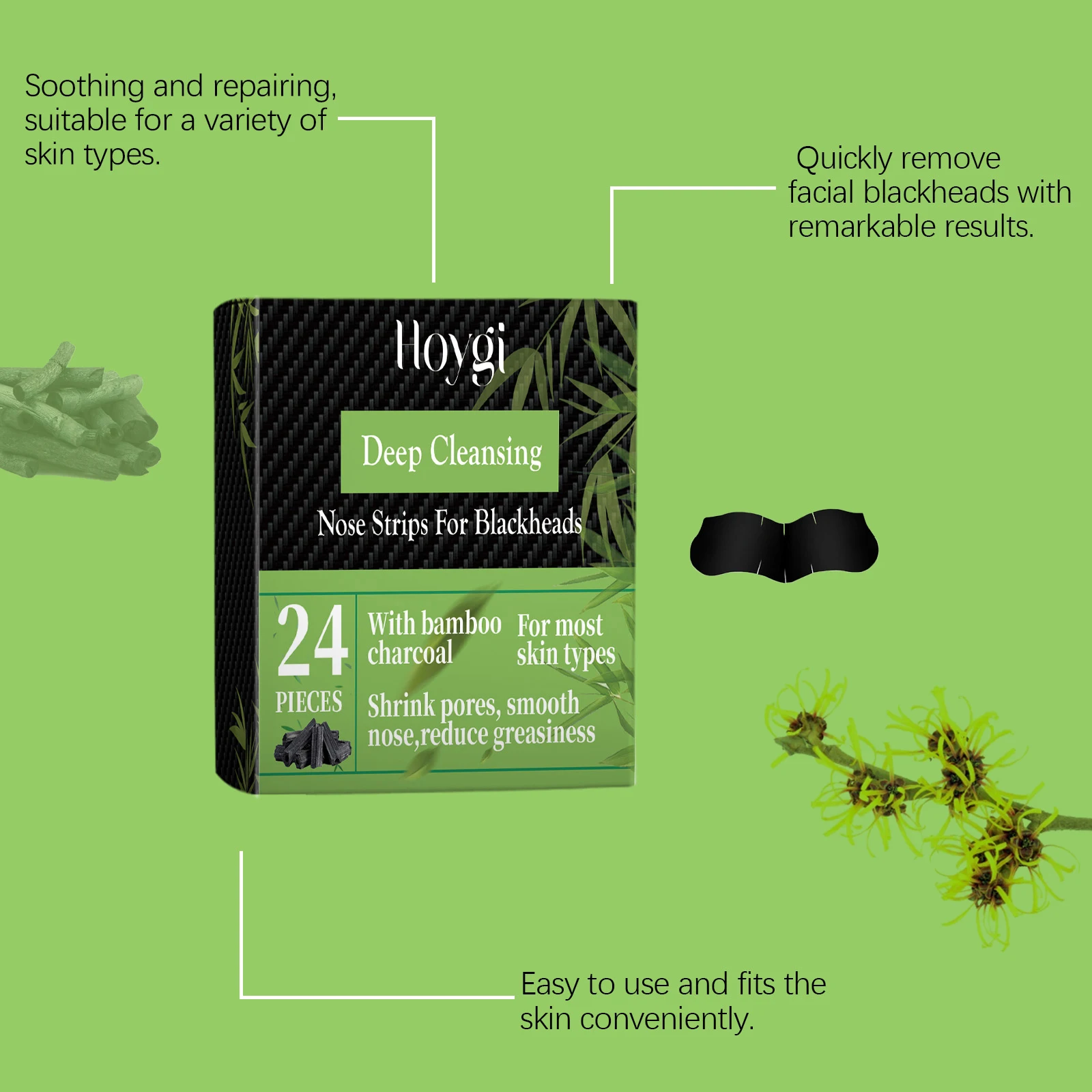 Bamboo Charcoal Nose Strips fo - Charcoal Pore Strip 评论和价格
