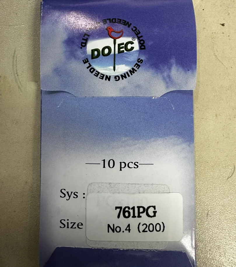 10pcs 1bag DOTEC 761pg Shoe Machinery Sewing Machine Needles Customized 761PG-5 220